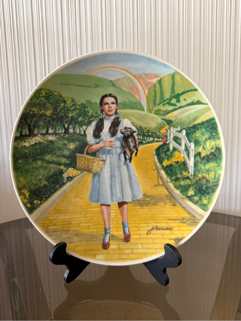 Dorothy Wizard of Oz “Over the Rainbow” Plate 1st Edition